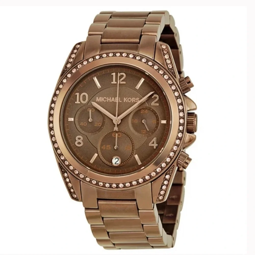 Michael Kors Bronze-Tone Watch - Picture 1 of 5